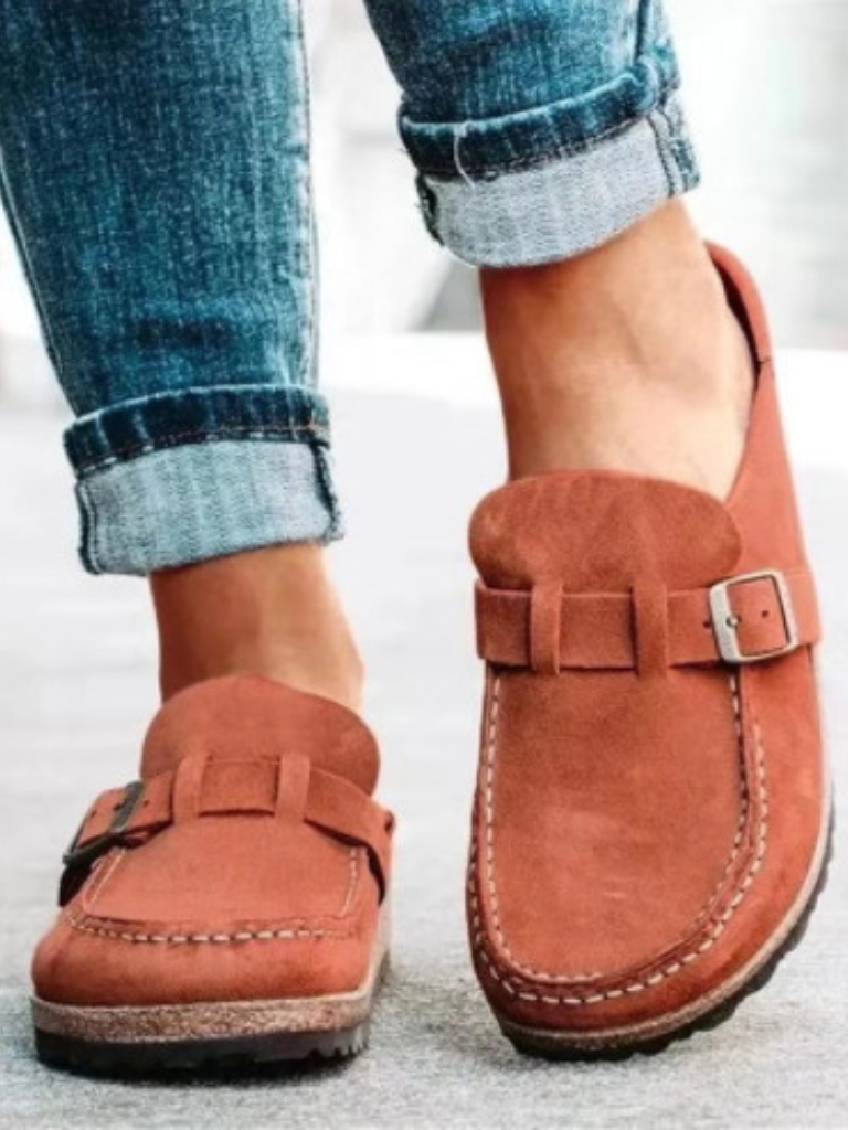 Rowan Comfort Buckle Clogs