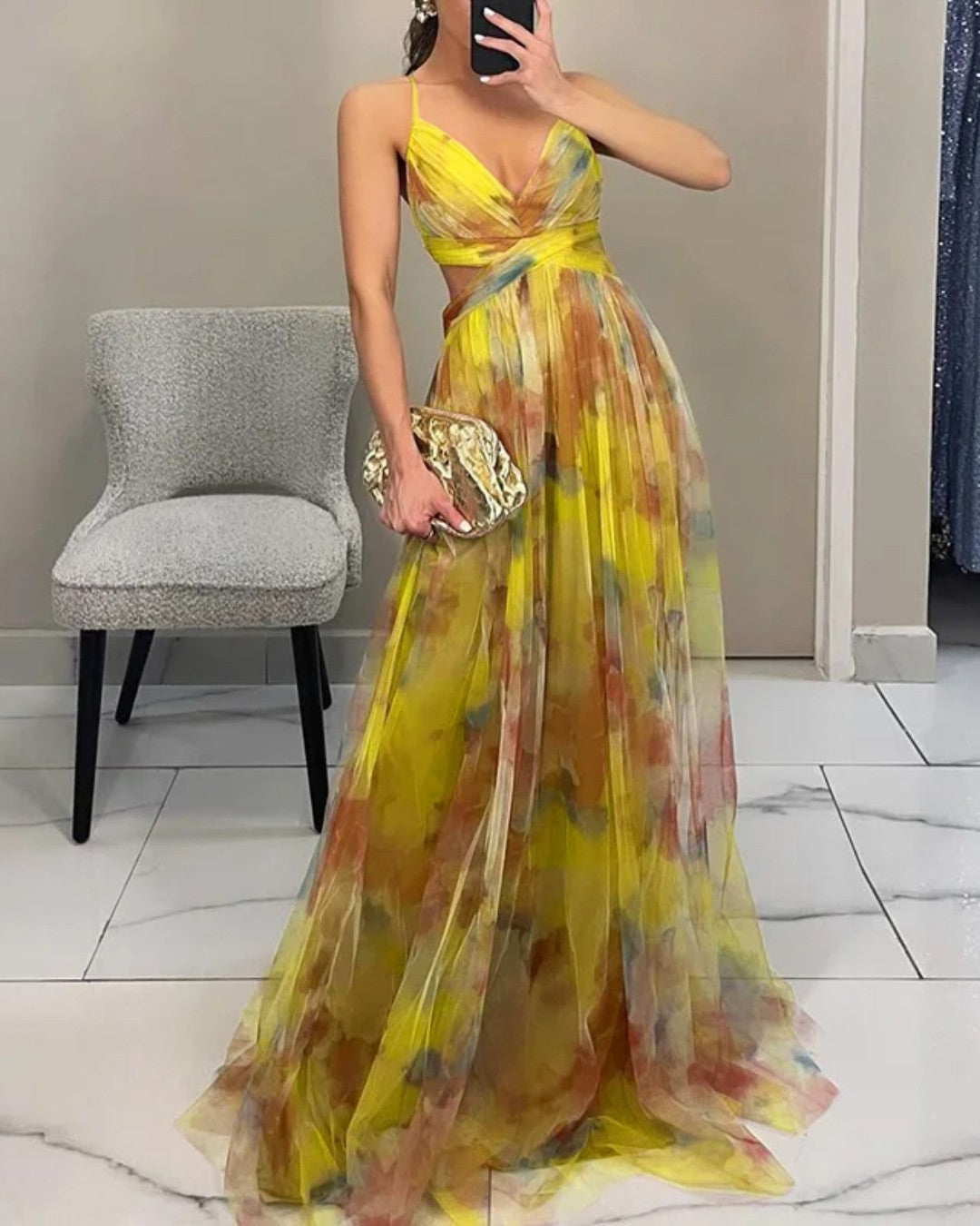 Velmira Floral Flow Maxi Dress