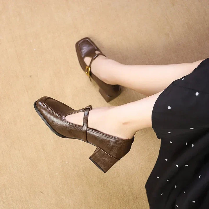 Belleva French Mary Janes