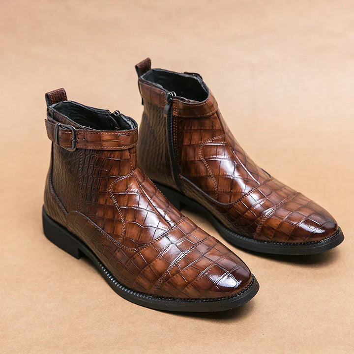 Matteo | Buckle Ankle Boots