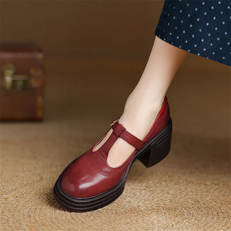 Veloria Chunky Pumps mary janes