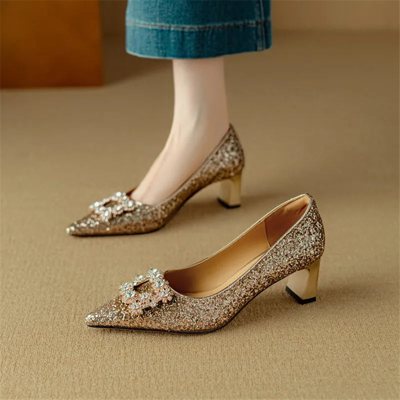 Lumina Glitter Pumps