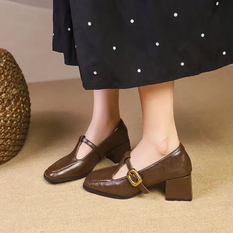 Belleva French Mary Janes