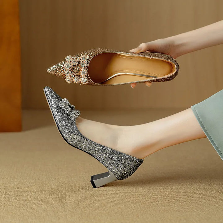 Lumina Glitter Pumps