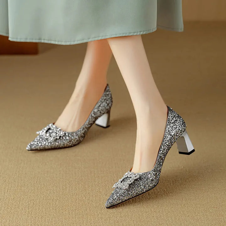 Lumina Glitter Pumps