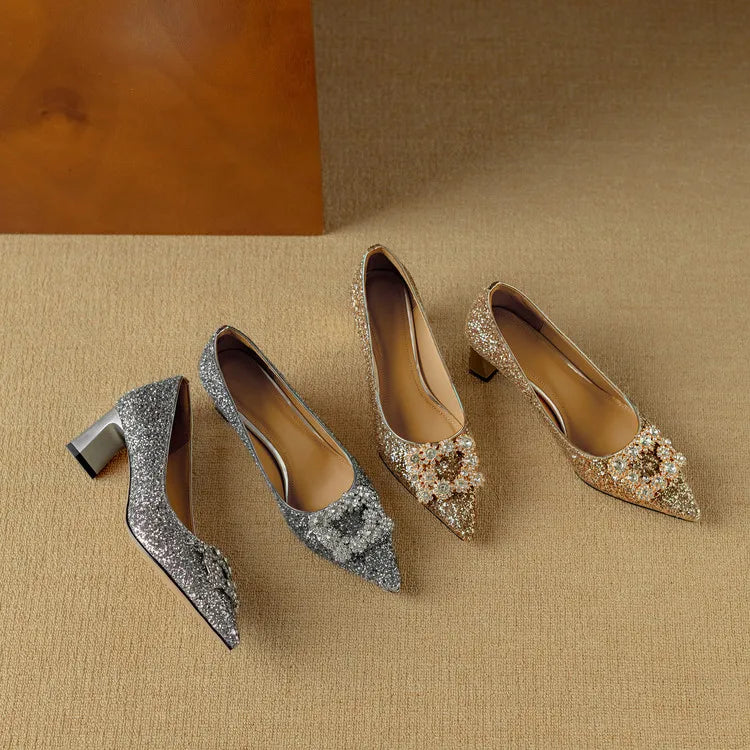 Lumina Glitter Pumps