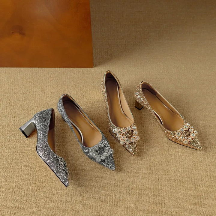 Lumina Glitter Pumps
