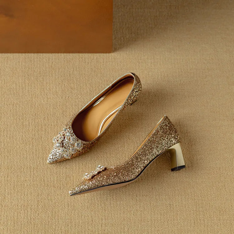 Lumina Glitter Pumps