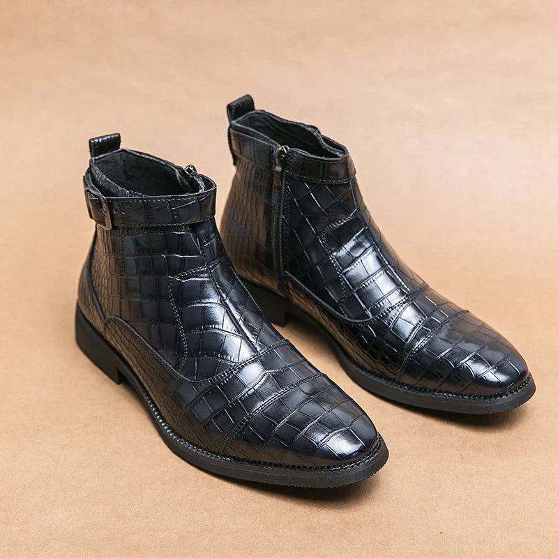 Matteo | Buckle Ankle Boots