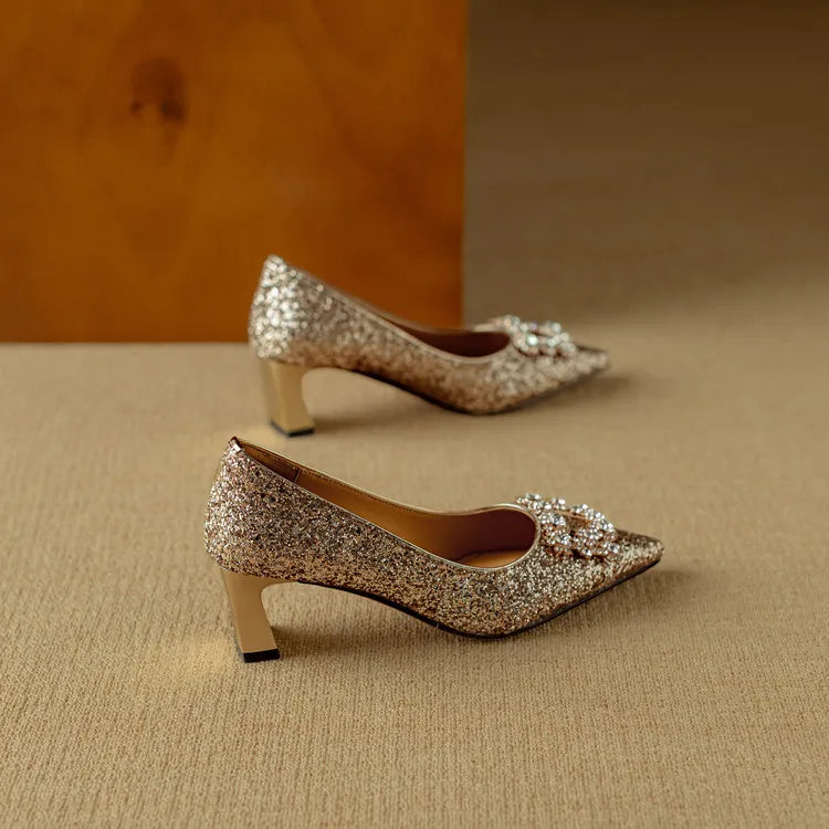 Lumina Glitter Pumps