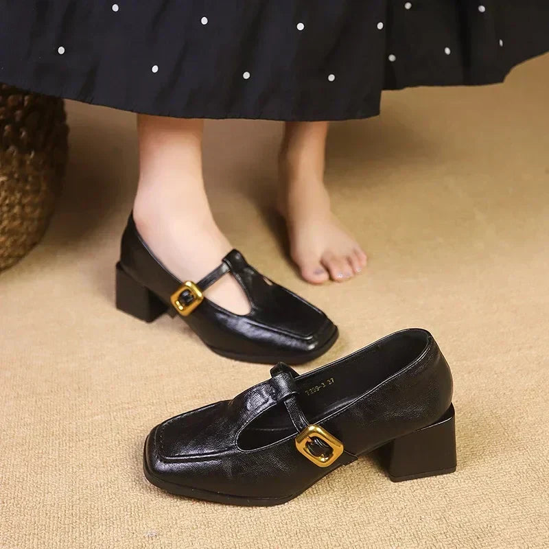Belleva French Mary Janes
