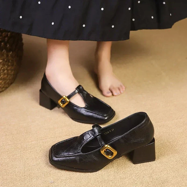 Belleva French Mary Janes
