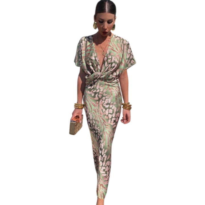 Nerelle Wrap Flow Maxi Dress