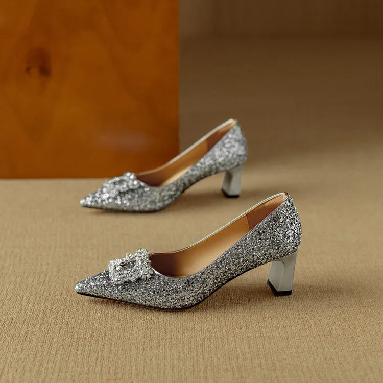 Lumina Glitter Pumps