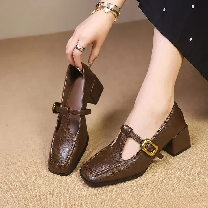 Belleva French Mary Janes
