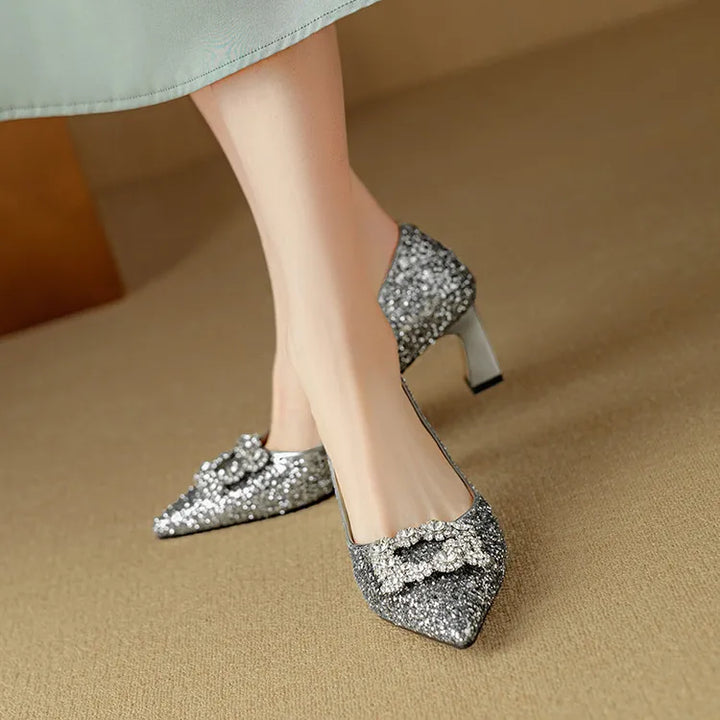 Lumina Glitter Pumps