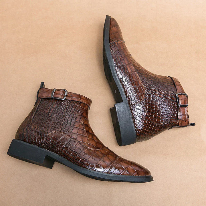 Matteo | Buckle Ankle Boots