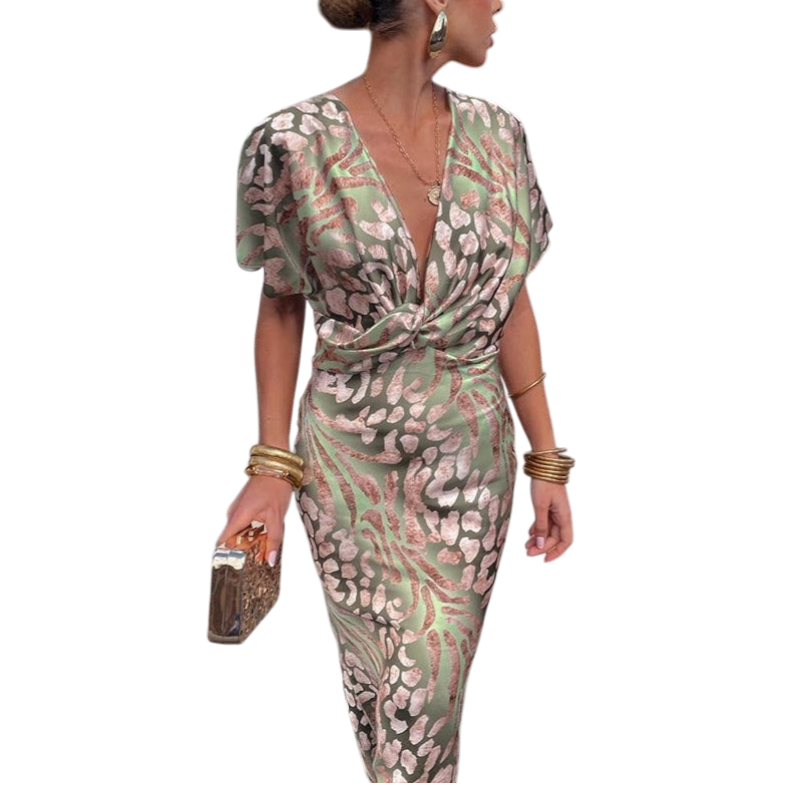 Nerelle Wrap Flow Maxi Dress