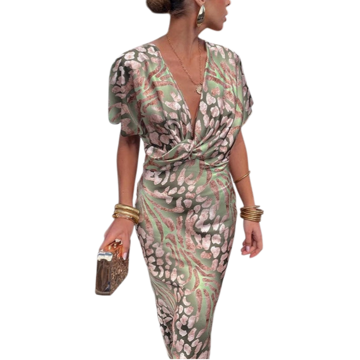 Nerelle Wrap Flow Maxi Dress