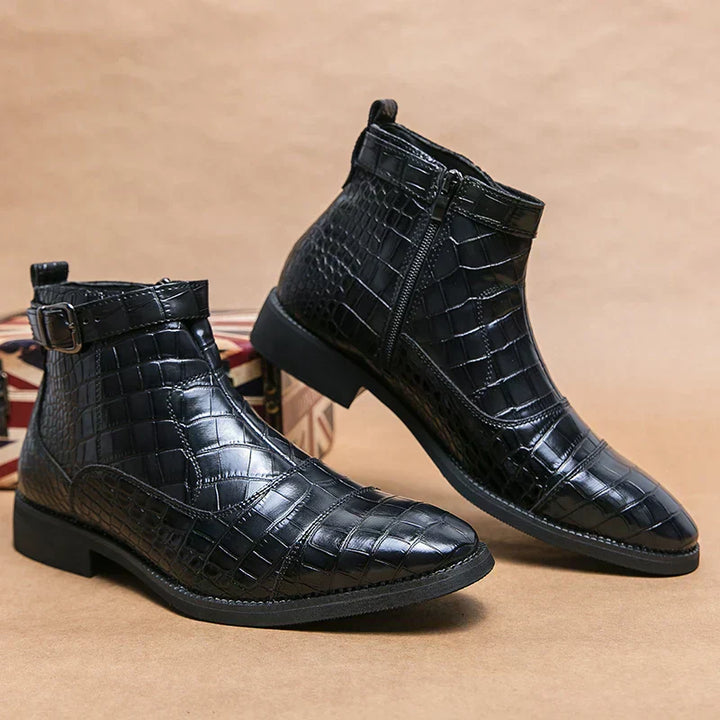 Matteo | Buckle Ankle Boots