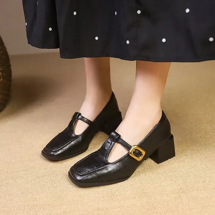 Belleva French Mary Janes