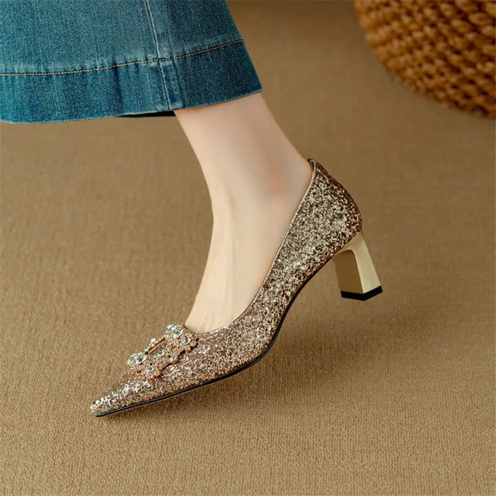 Lumina Glitter Pumps