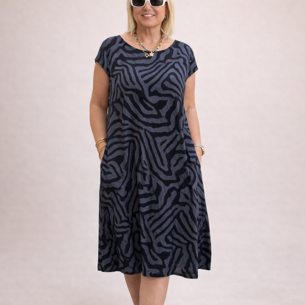 Avanela Round Neck Summer Dress