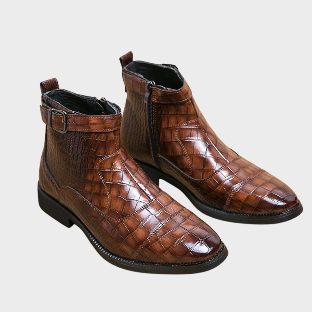 Matteo | Buckle Ankle Boots