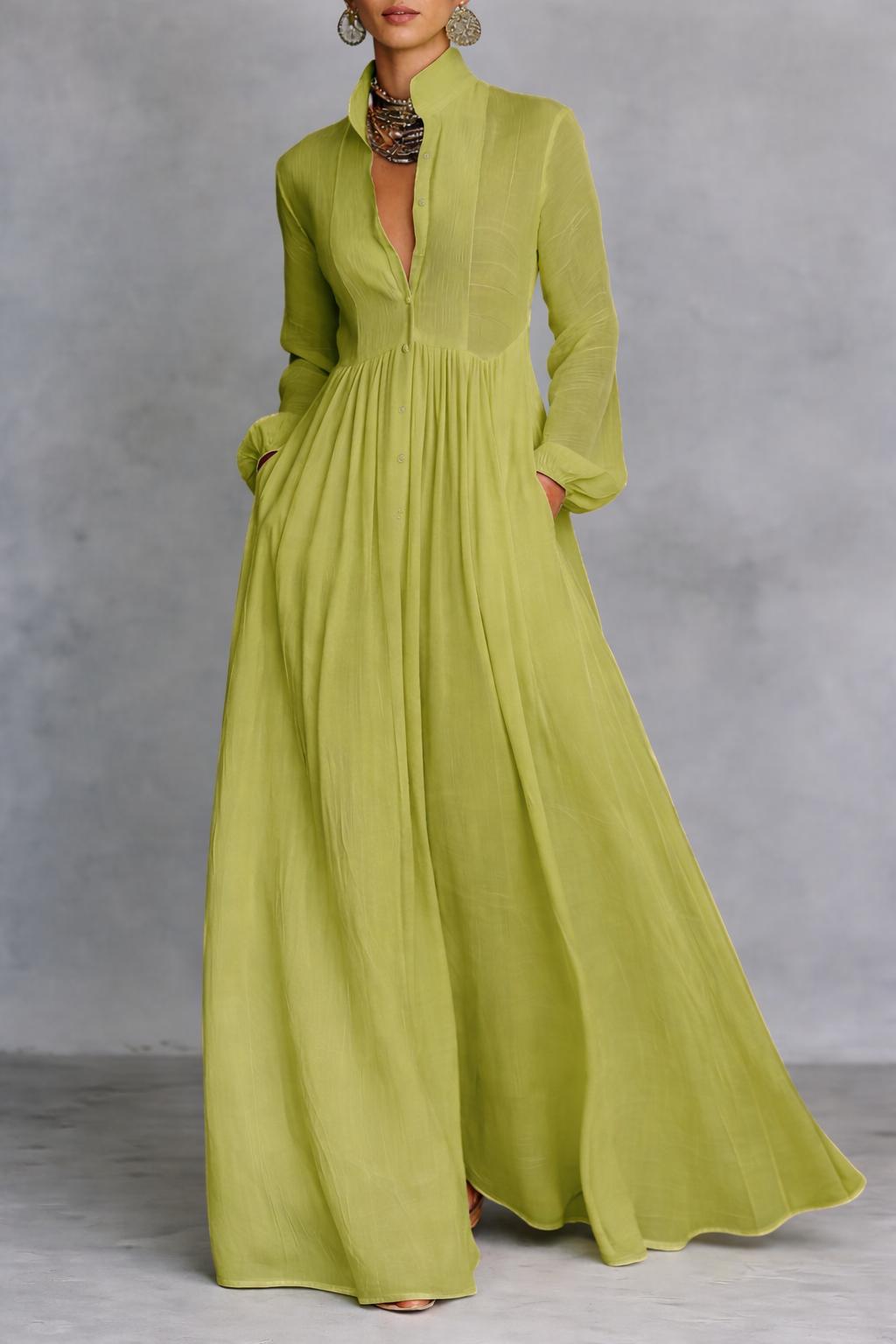 Liora Button Flow Dress