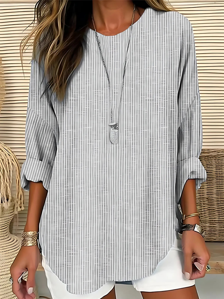 Alverra Coastal Stripe Blouse