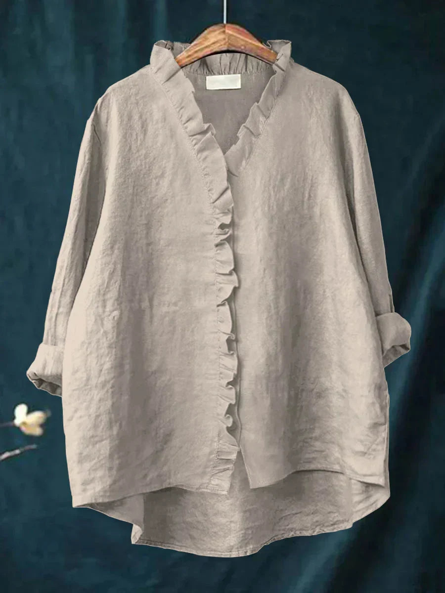 Elira Ruffle Soft Blouse