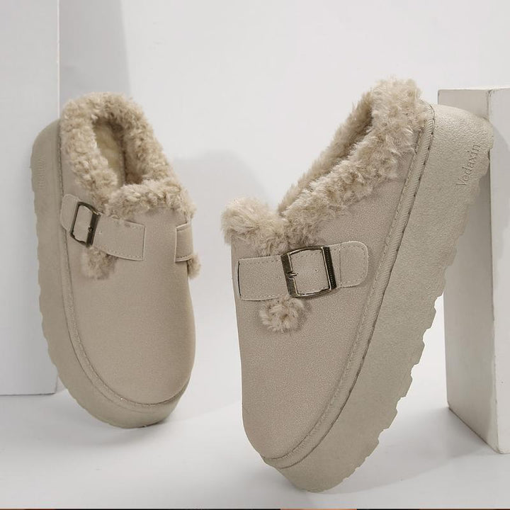 Elvara PlushBuckle Comfort Boots