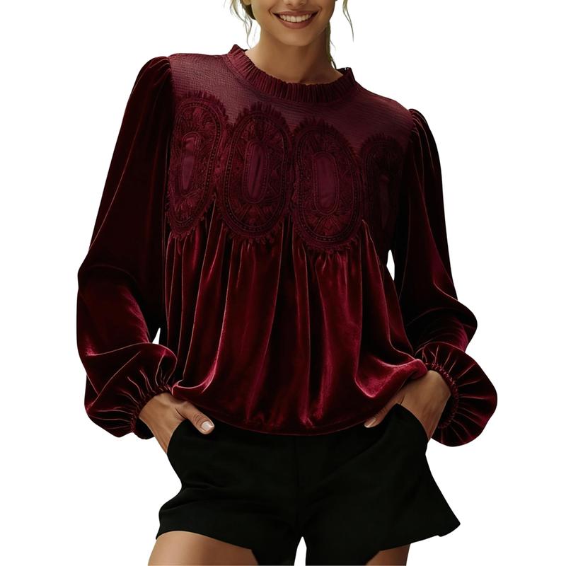 Veloura Grace Flare Blouse