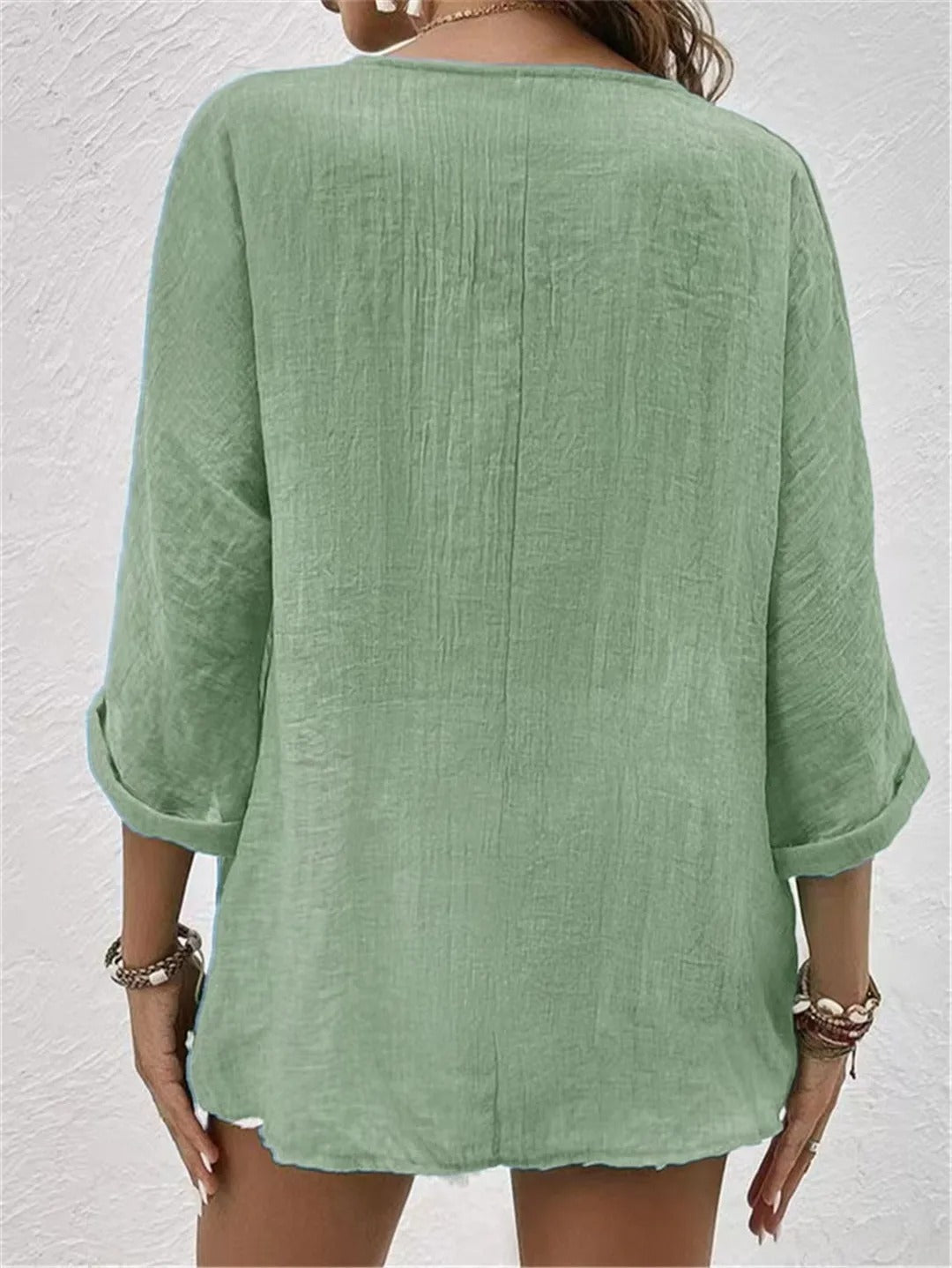 Serenna Breeze Button Top