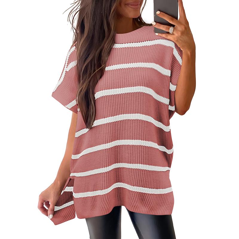 Solvienne Stripe Knit Pullover