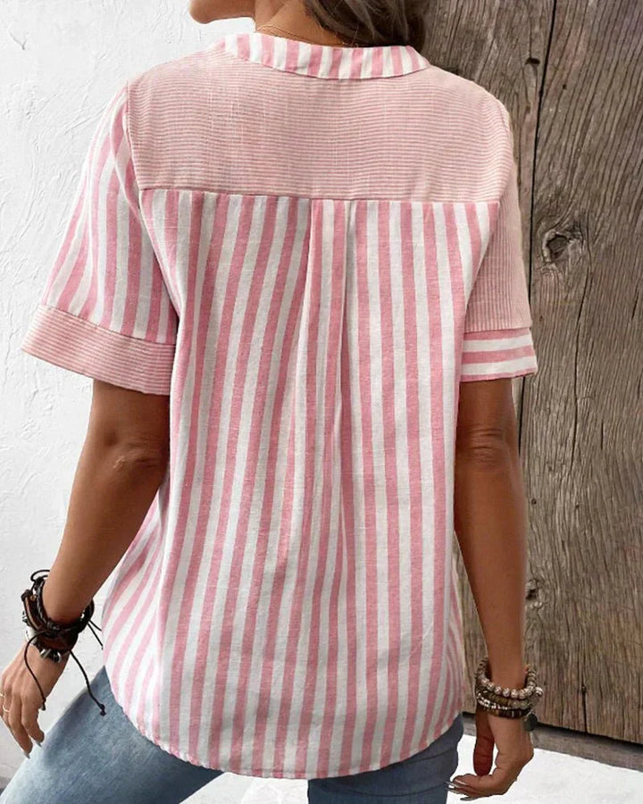 Serella Soft Stripe Blouse