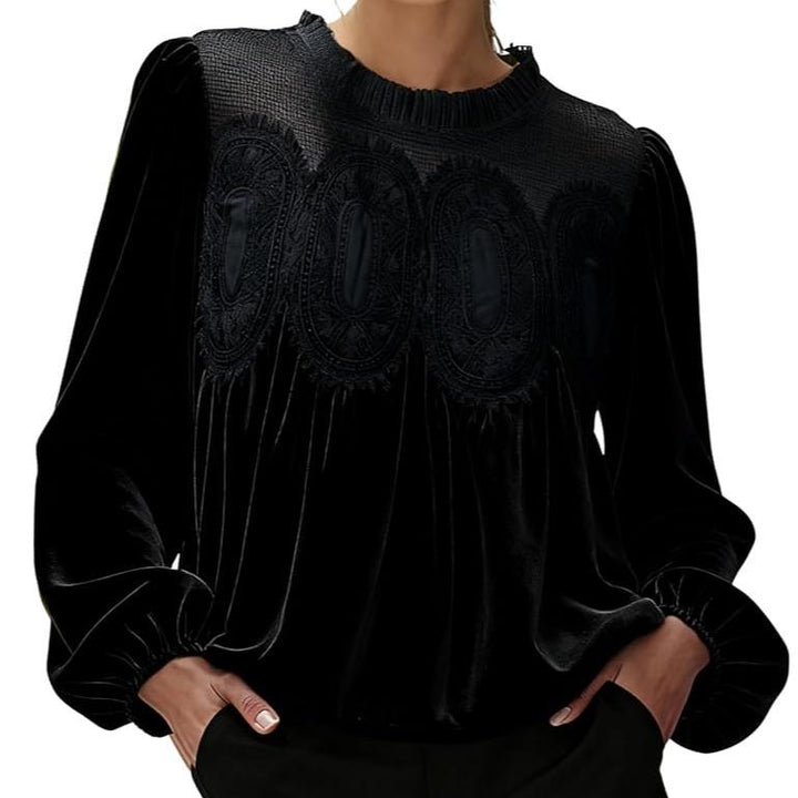 Veloura Grace Flare Blouse