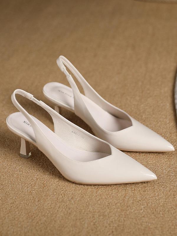 Selmira Pointed Slingback Heels