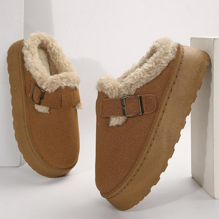 Elvara PlushBuckle Comfort Boots
