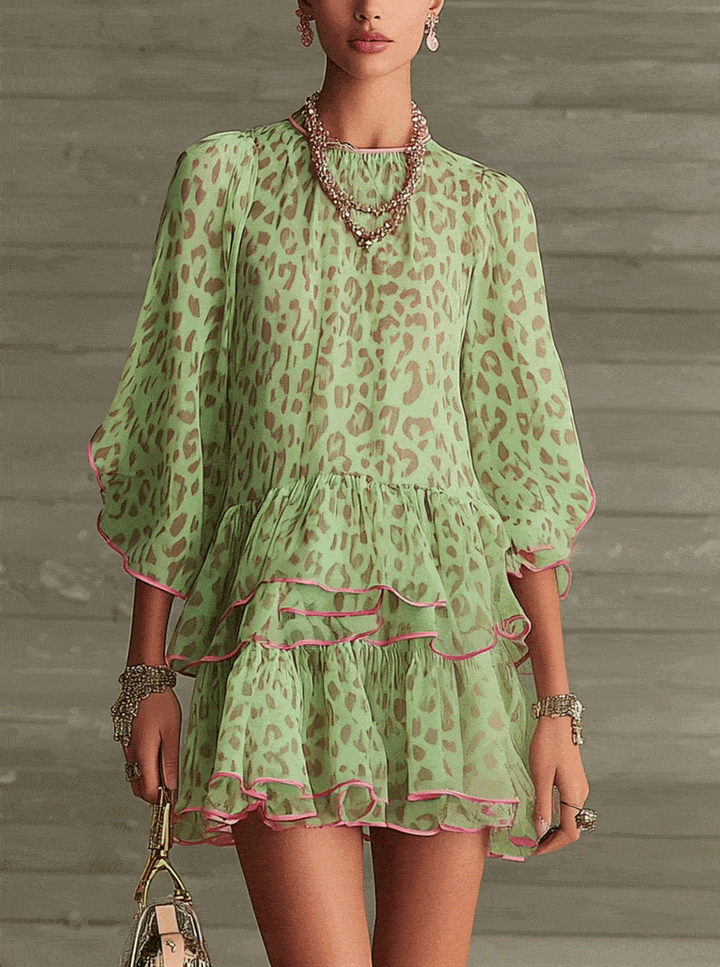 Zerina Wild Ruffle Mini Dress