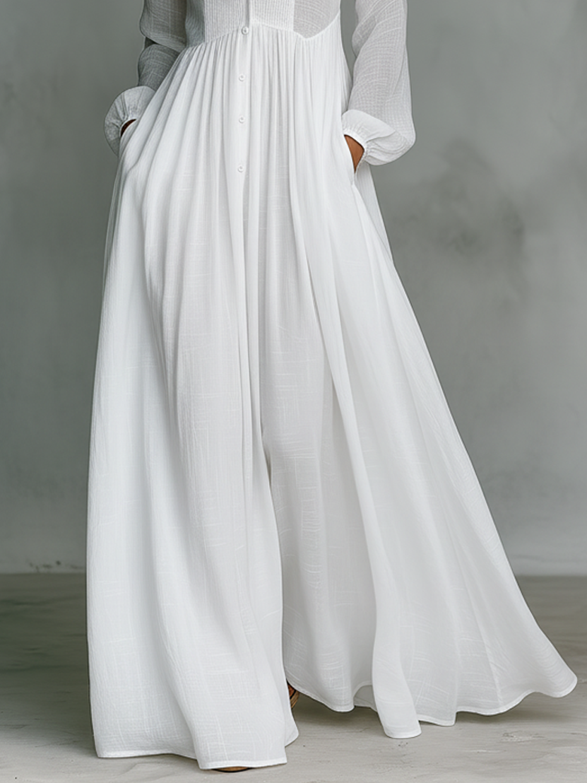 Liora Button Flow Dress