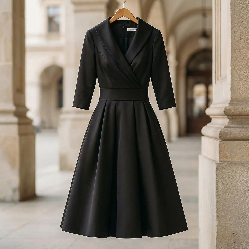 Verite Midi Wrap Dress