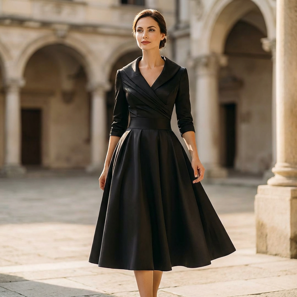 Verite Midi Wrap Dress