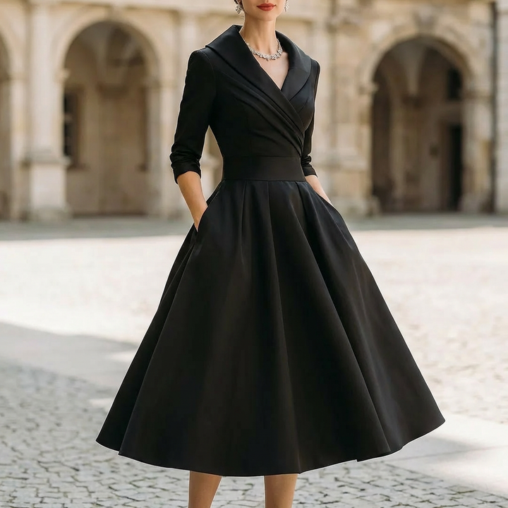 Verite Midi Wrap Dress