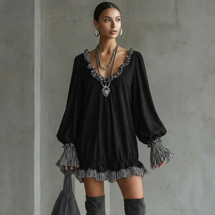 Nyx Ruffle Mini Dress