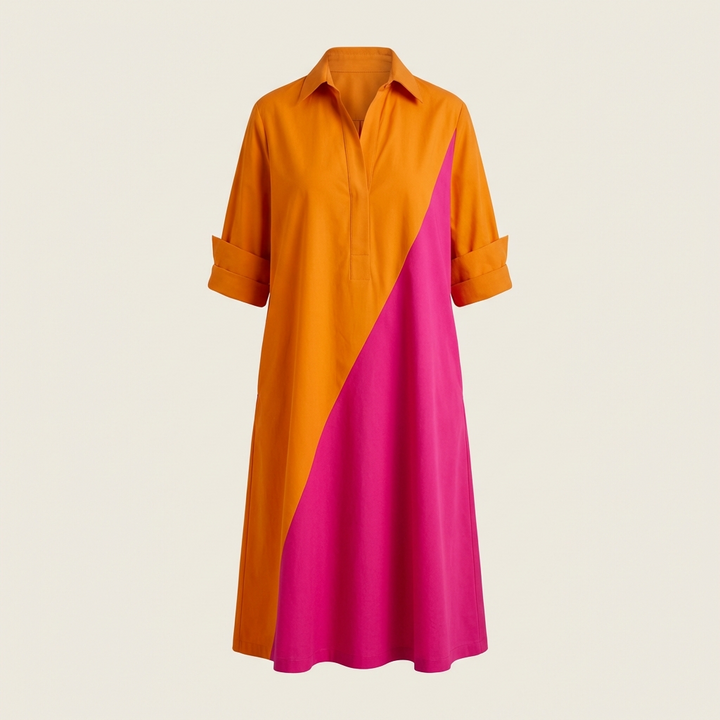 Ardena Contrast Shirt Dress