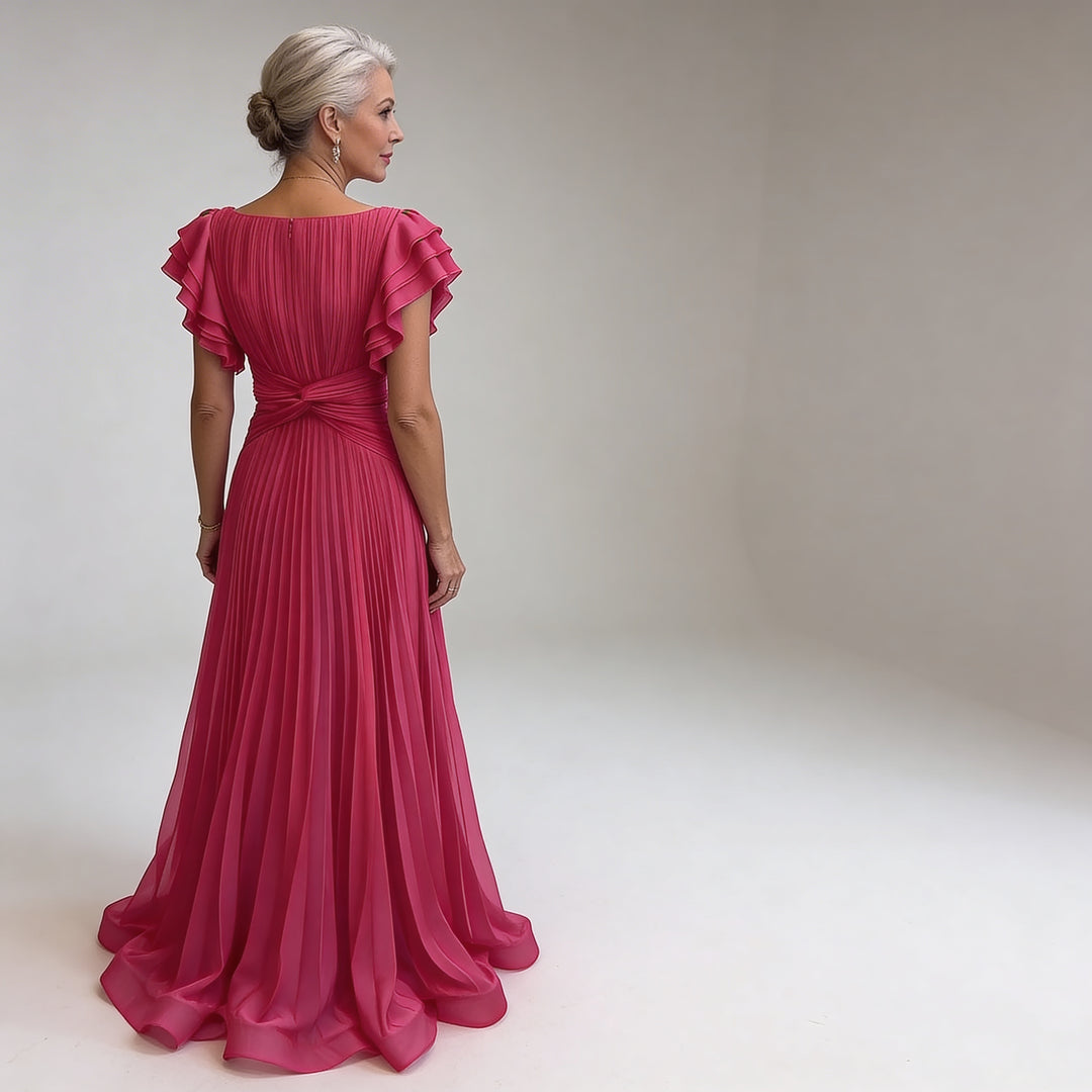 Maravelle Pleated Grace Gown