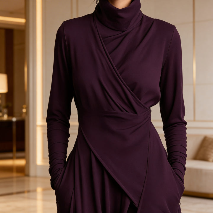 Marivelle Drape Maxi Dress