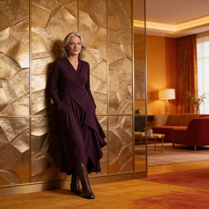 Marivelle Drape Maxi Dress