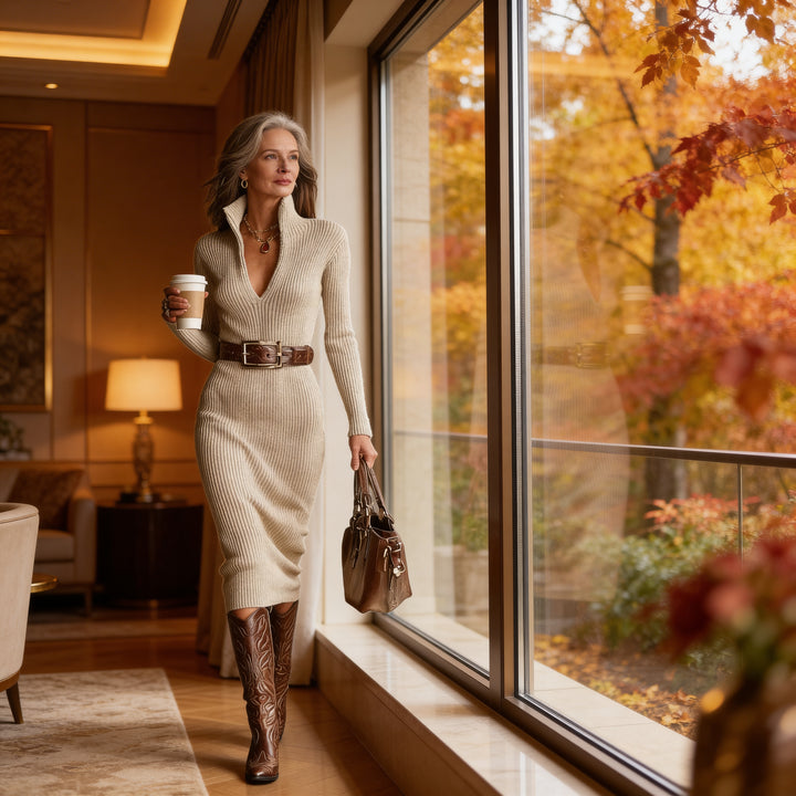 Calderra Knit Midi Dress